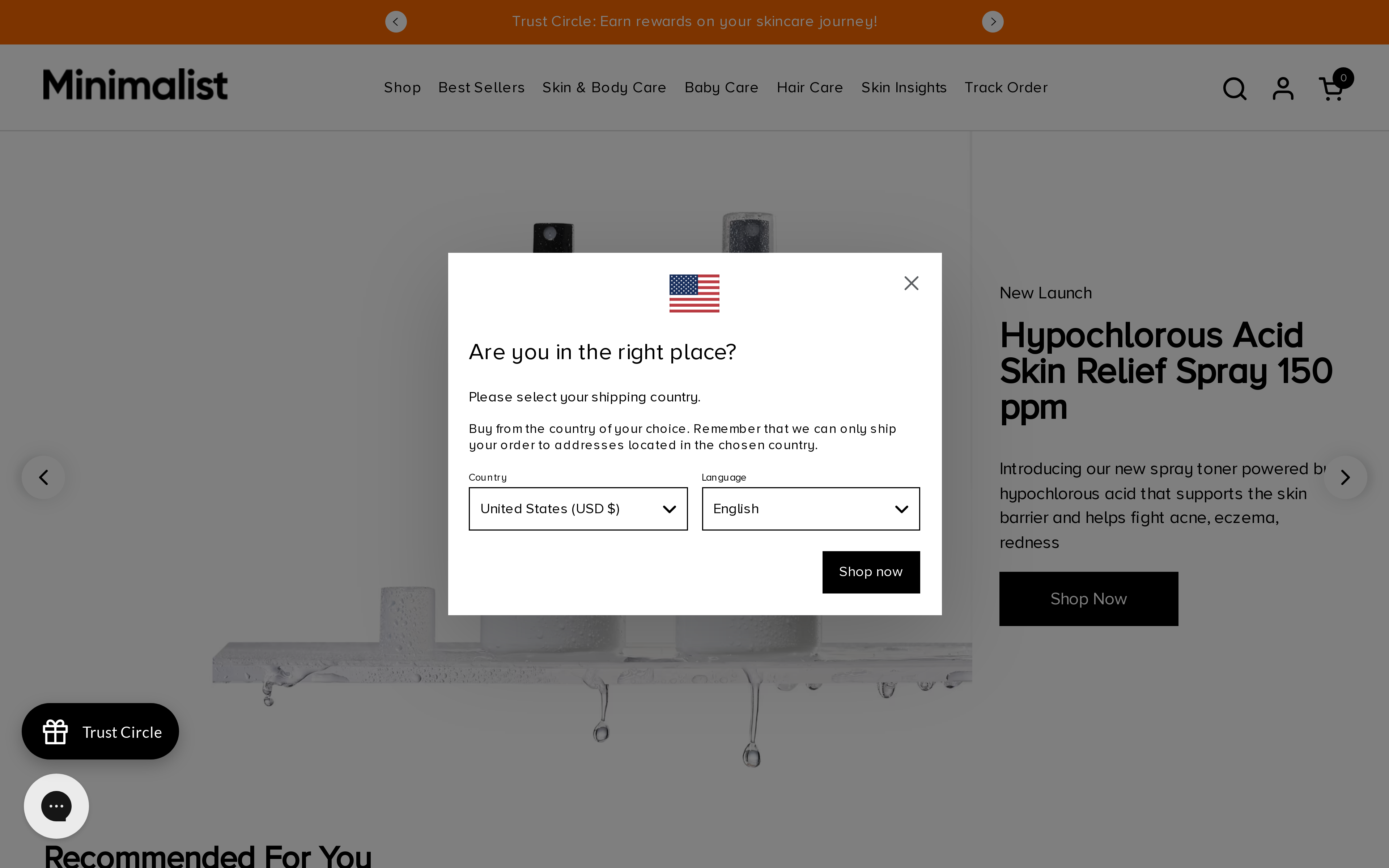 Domain website screenshot