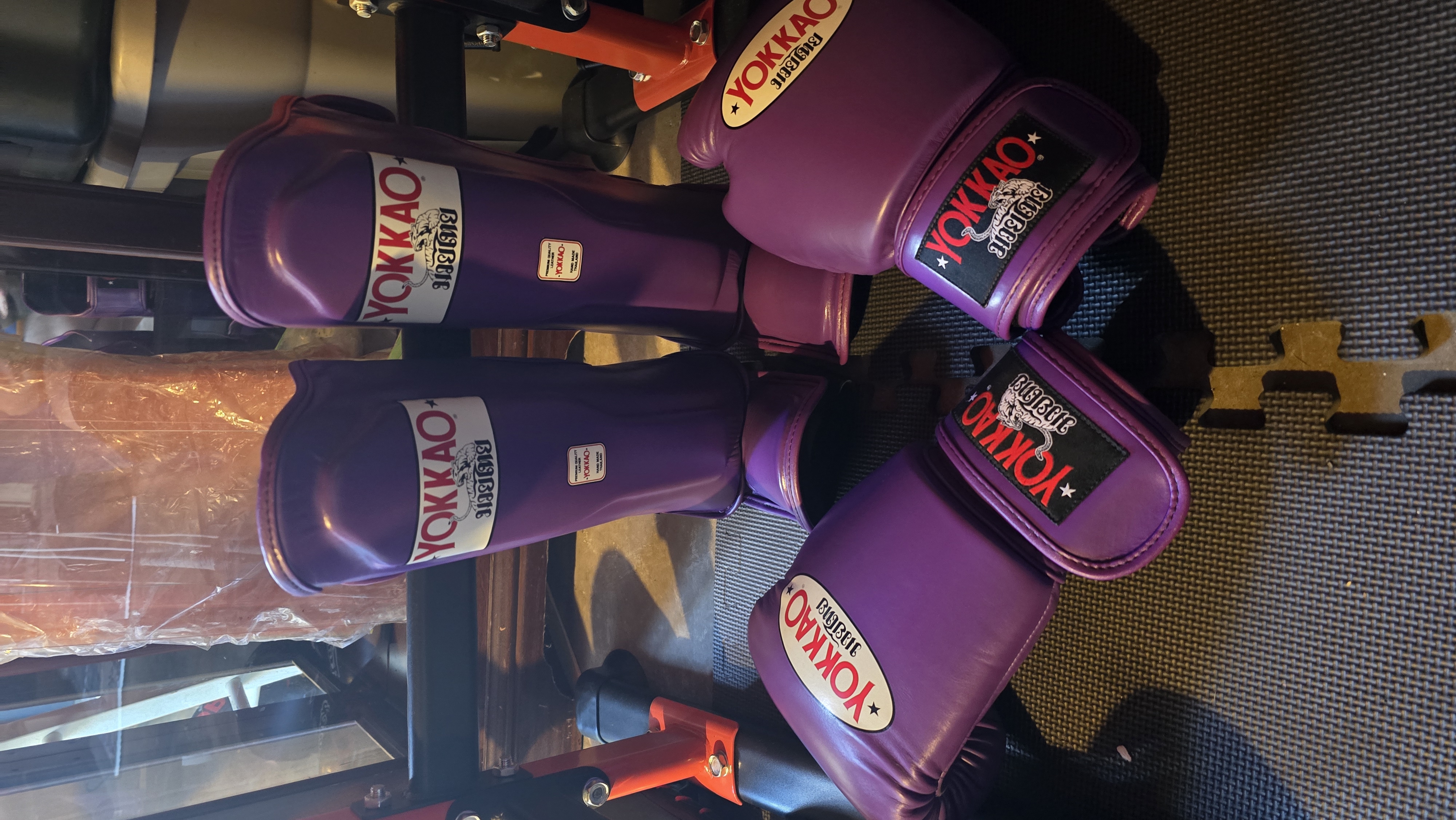 Matrix Flash Purple Shin Guards | YOKKAO UK