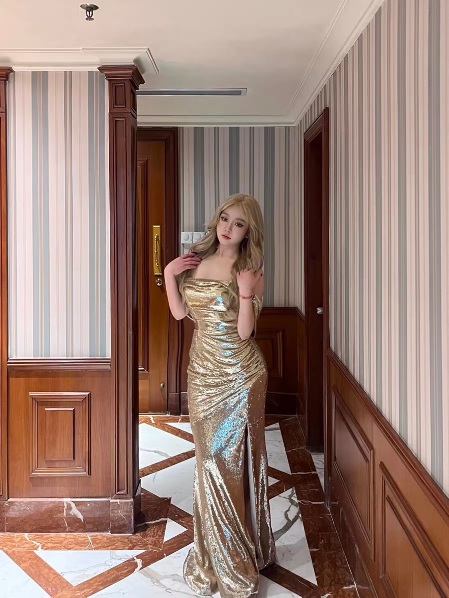 Gold Dynasty Beaded Evening Gown | Luxe Black-Tie & Red Carpet Elegance MonBelAmour Gold Dynasty Beaded Evening Gown | Luxe Black-Tie & Red Carpet Elegance MonBelAmour