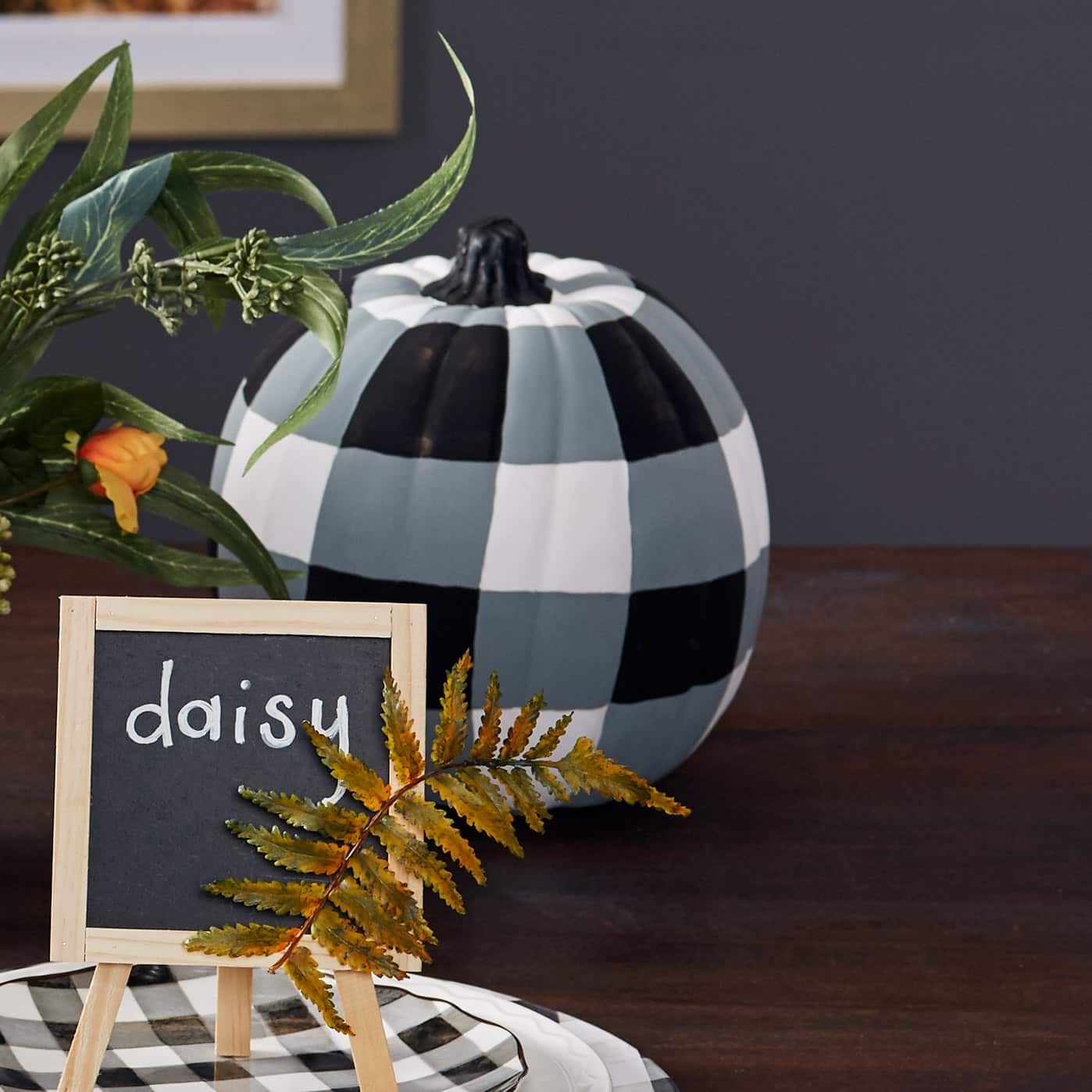 Buffalo Check Pumpkin | Projects | Michaels